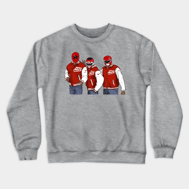 Red Ranger Crew Crewneck Sweatshirt by cabelomaluco